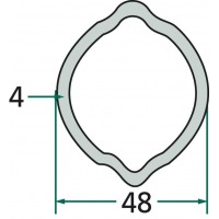 Rura profilowa G6 typ cytryna fi zew.48x 57,50mm